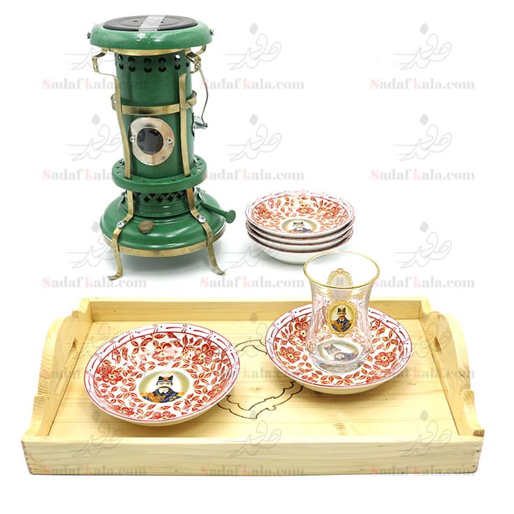 نعلبکی قلم کاری ناصری حاشیه دار واتسون(24)