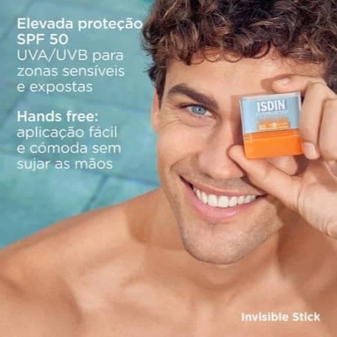 ضدآفتاب استیکی ایزدین ISDIN با SPF50 و PA++++ حجم 10 گرم — تصویر ۴
