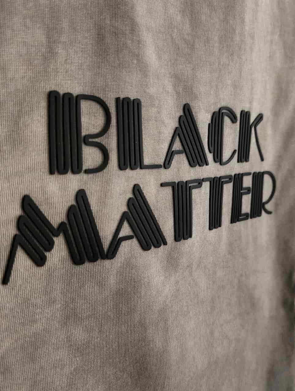 تیشرت باکسی وارداتی Black Matter کد 2757 — تصویر ۲
