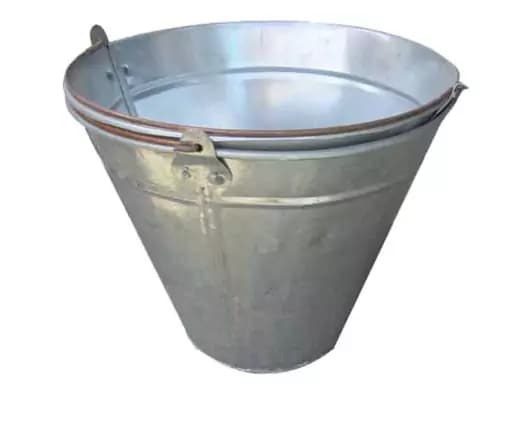 سطل بنایی گالوانیزه 30 سانتی