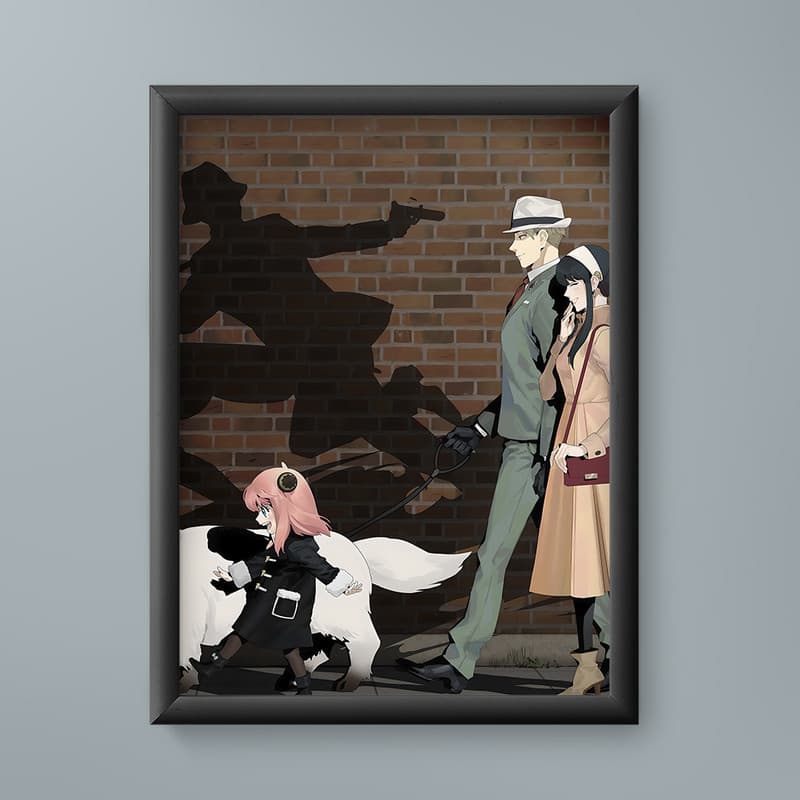 تابلو مدل انیمه اسپای فمیلی spy x family anime 18