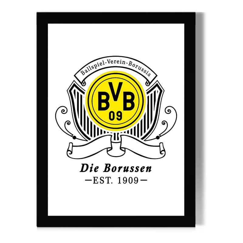تابلو مدل دیواری طرح دورتموند Dortmund کد FD529