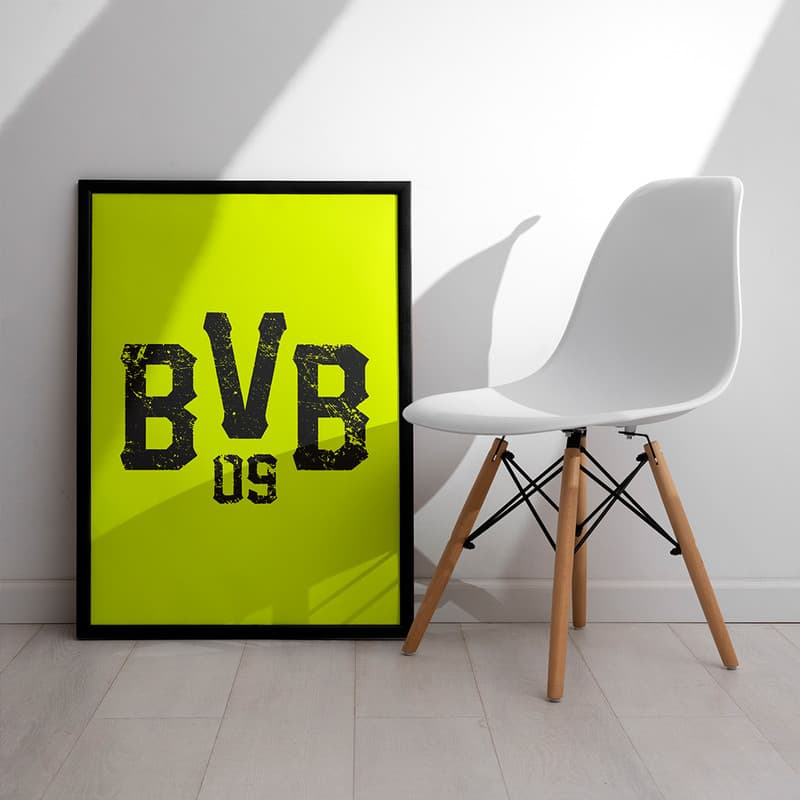 تابلو مدل دیواری طرح دورتموند Dortmund کد FD531 — تصویر ۳