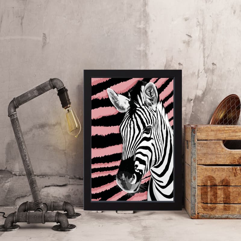 تابلو مدل مینیمال Zebra کدS1601-b — تصویر ۴