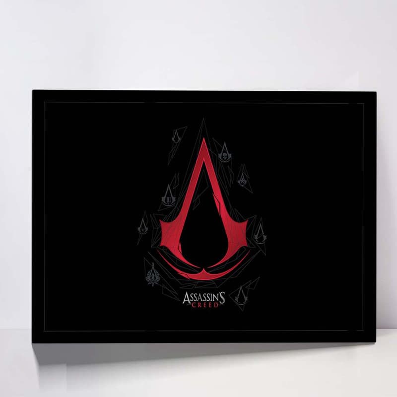 تابلو مدل assassins creed game art کد F-10035