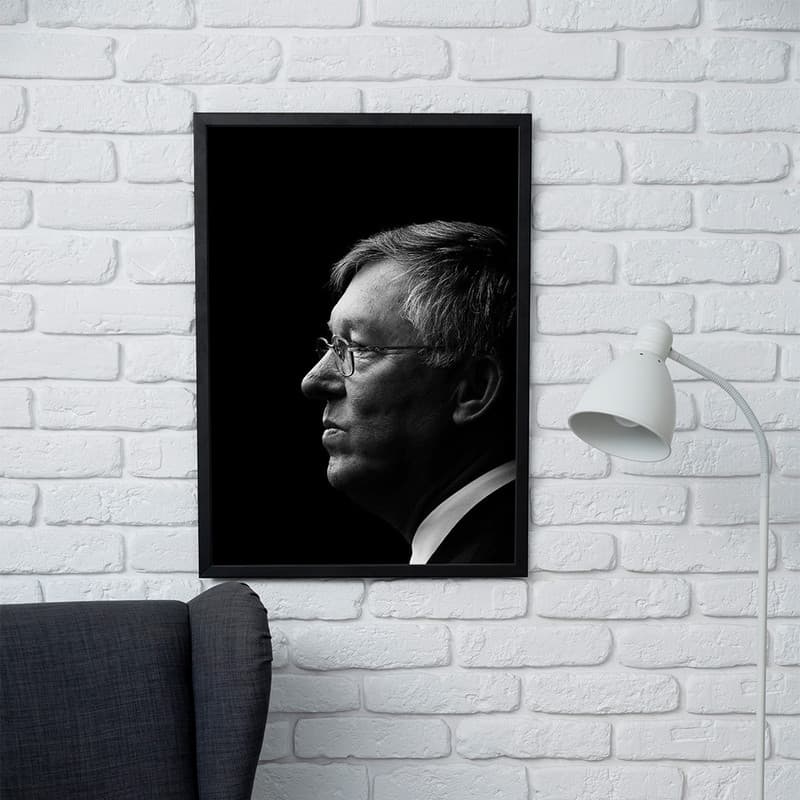 تابلو مدل دیواری طرح الکس فرگوسن Alex Ferguson کد FD559 — تصویر ۲