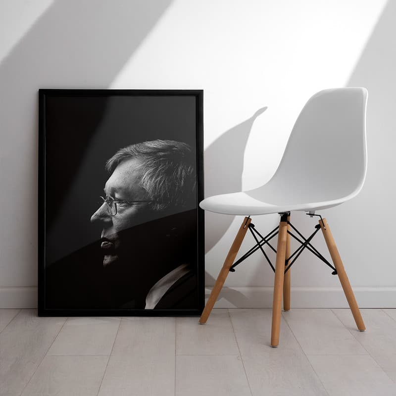 تابلو مدل دیواری طرح الکس فرگوسن Alex Ferguson کد FD559 — تصویر ۳
