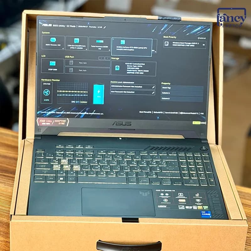 لپ تاپ اپن باکس 15.6 اینچی ایسوس TUF Gaming F15 FX507VV Core i7-13620H 32GB DDR5 2TB SSD RTX 4060 8GB 144Hz — تصویر ۵