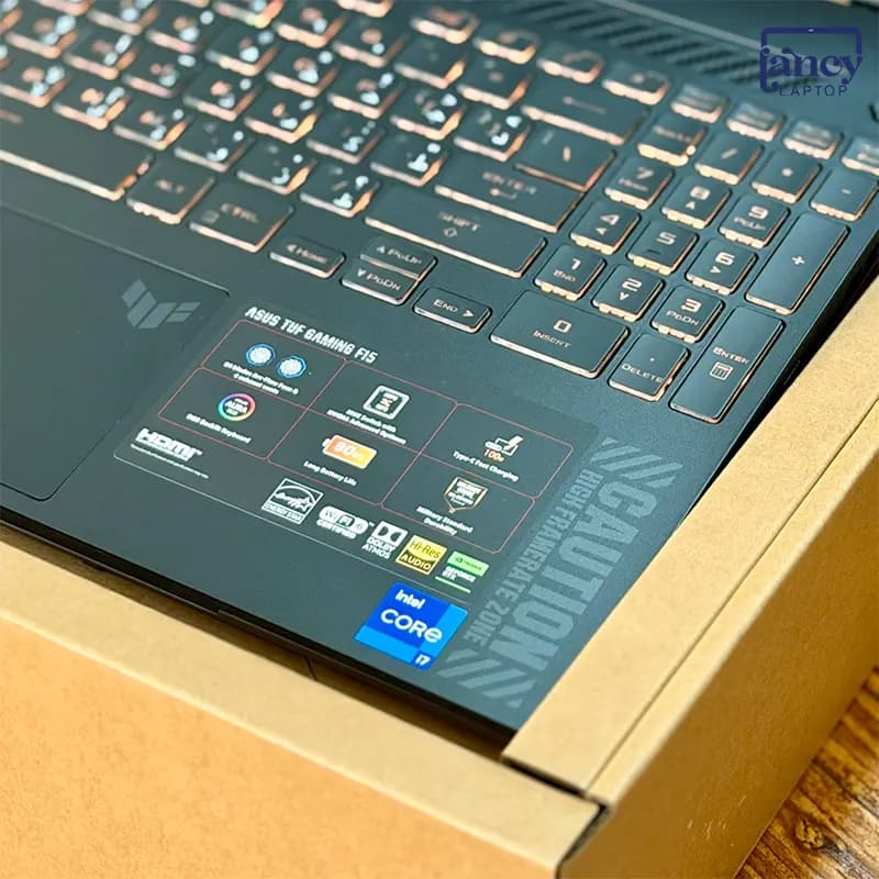 لپ تاپ اپن باکس 15.6 اینچی ایسوس TUF Gaming F15 FX507VV Core i7-13620H 32GB DDR5 2TB SSD RTX 4060 8GB 144Hz — تصویر ۷