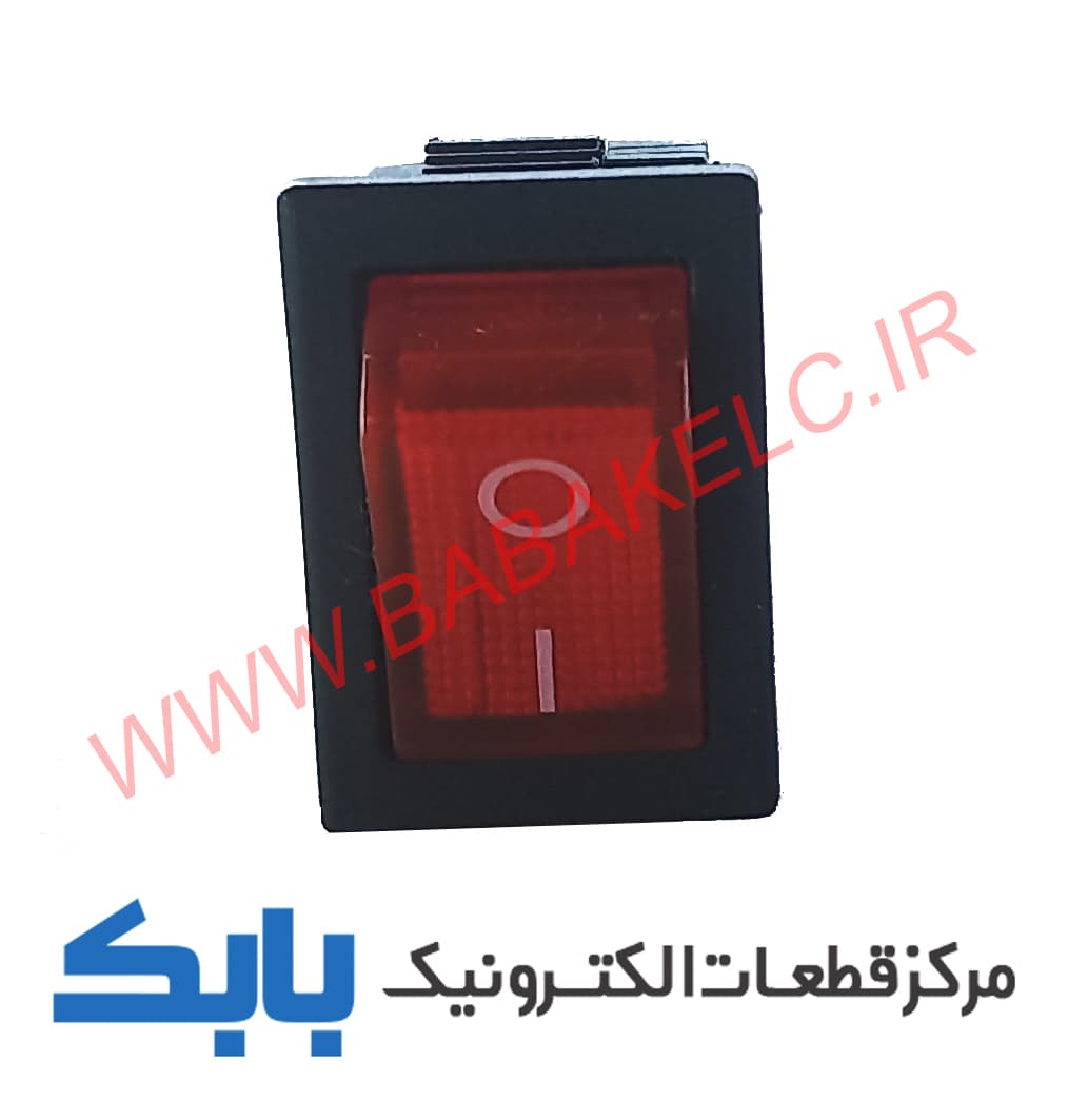 کلید راکر 2حالته 3 پین چراغدار