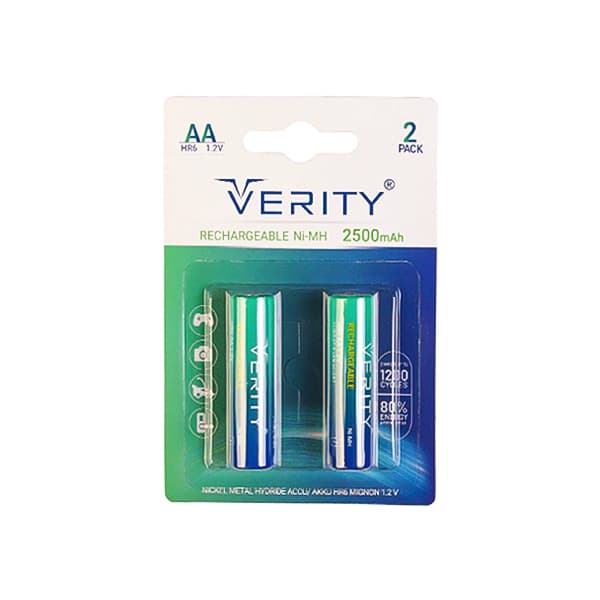 باتری قابل شارژ قلمی 2500MAH وریتی مدل HR6