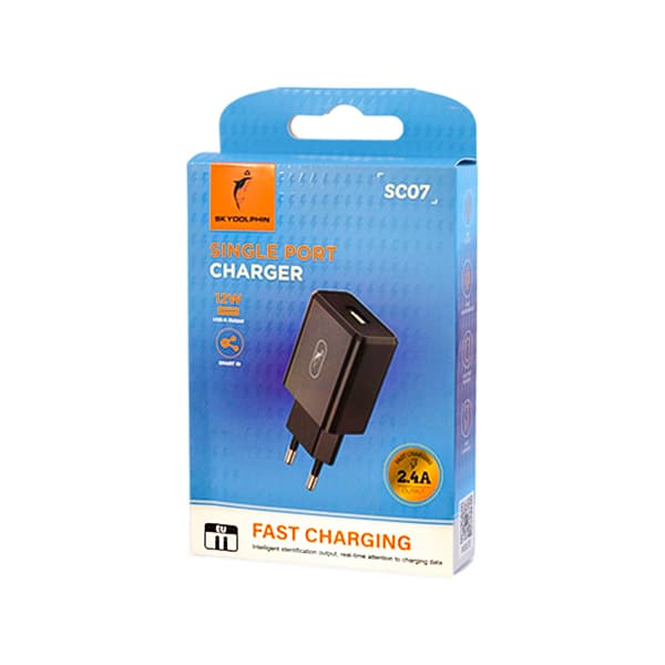 شارژر دیواری Sky Dolphin 12W مدل SC07 — تصویر ۲