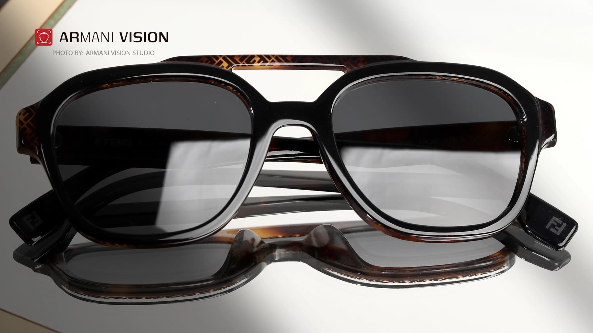 عینک فندی FENDI – FE40076U – 1A — تصویر ۷