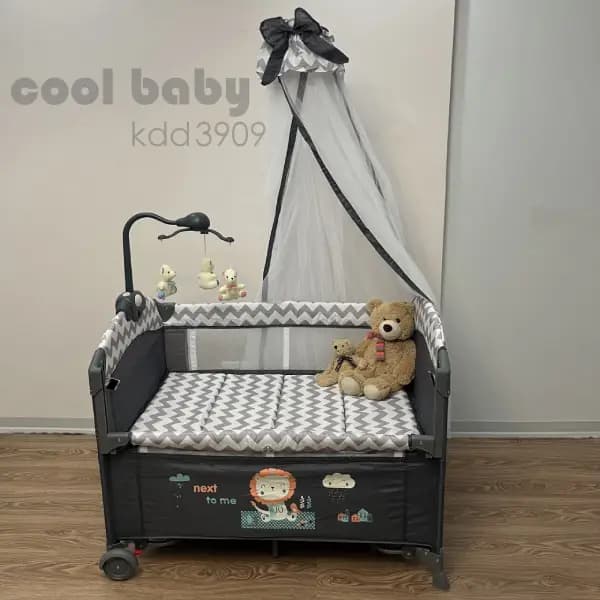 تخت و پارک و گهواره کول بی بی مدل 3909 از برند cool baby — تصویر ۲