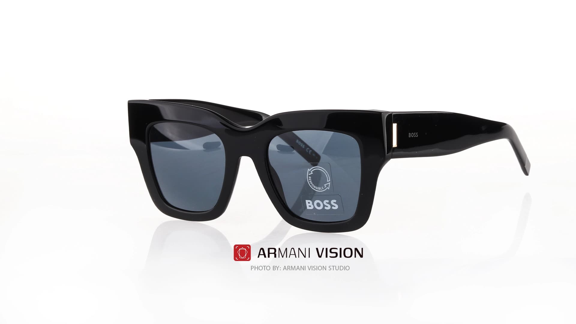 عینک هوگو باس Hugo Boss – BOSS 1386 – 807-BLACK — تصویر ۴