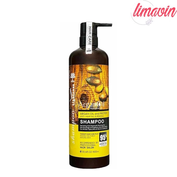شامپو لایتنس بدون سولفات Argan Oil مناسب انواع مو حجم 900 میلی لیتر