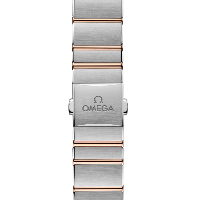 امگا Constellation Quartz 28 نقرهای نگیندار و Sedna Gold | رفرنس 131.20.28.60.52.001 — تصویر ۳