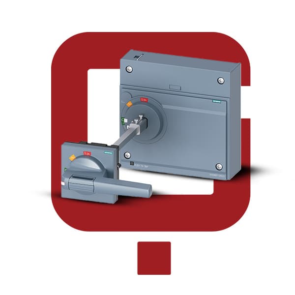 دسته روتاری کلید اتوماتیک زیمنس ، 1000 3VA9687-0FK21