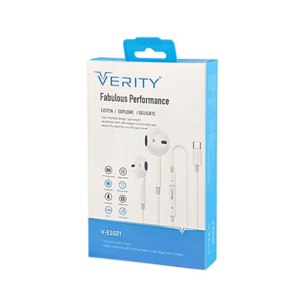 ایرفون با سیم تایپ سی وریتی مدل V-E102T — تصویر ۲