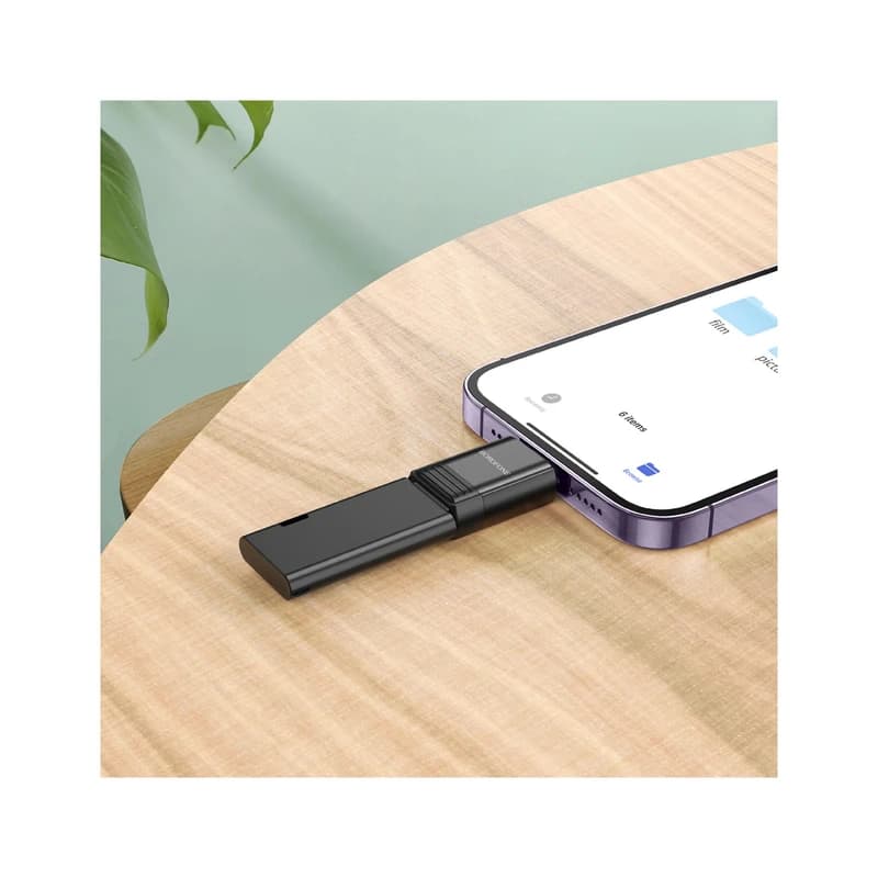 تبدیل OTG لایتنینگ بروفون مدل BV18 — تصویر ۴