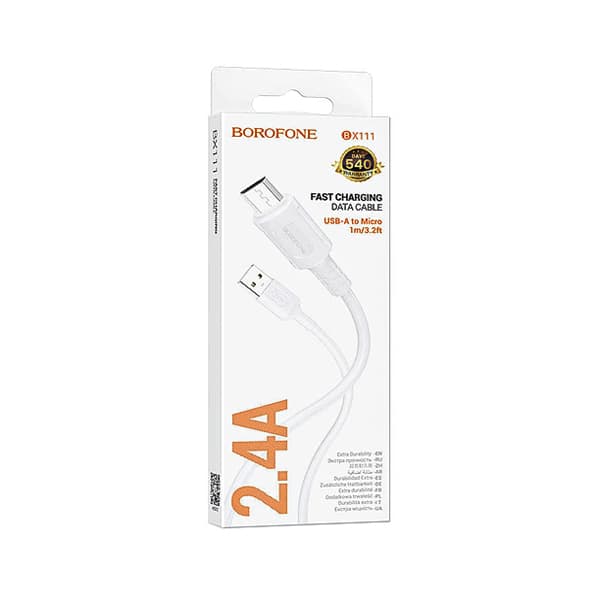 کابل USB به MicroUSB بروفون مدل BX111 طول 1 متر — تصویر ۲