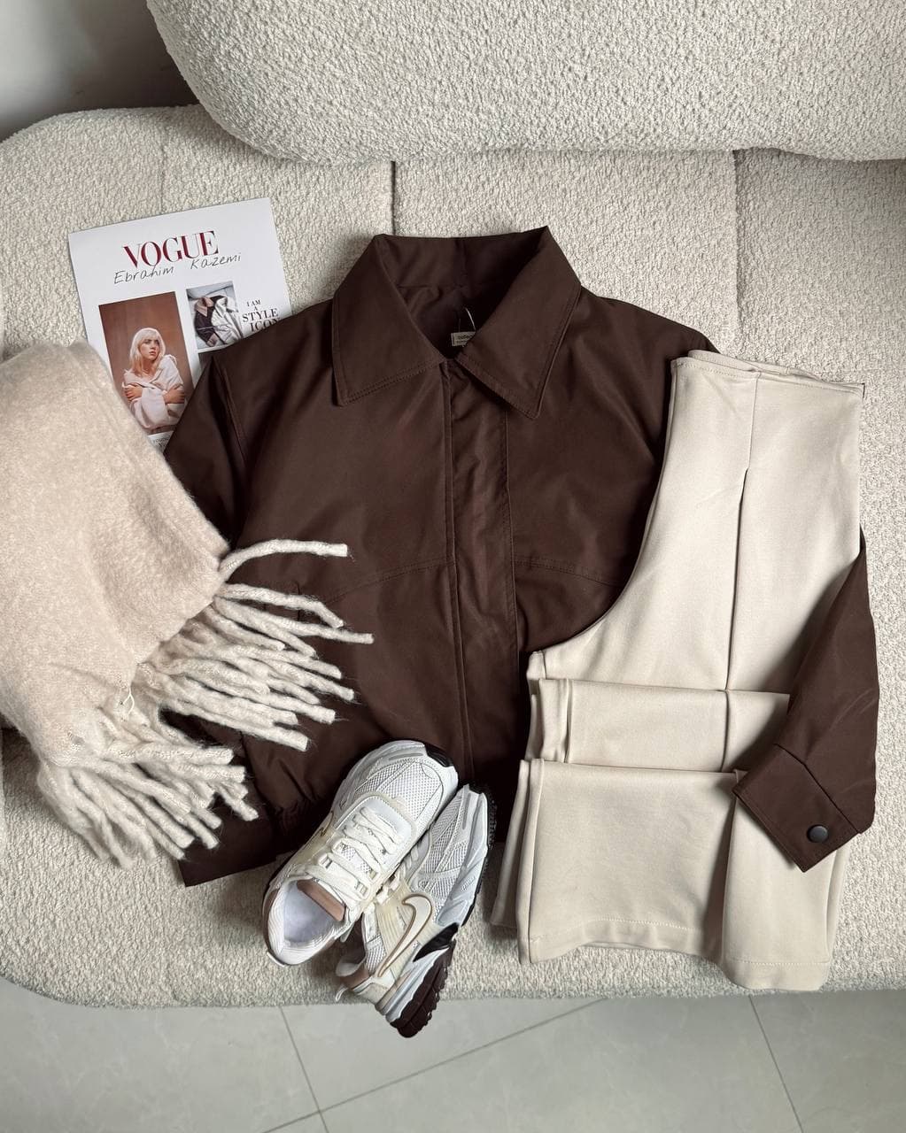 جکت خلبانی کتان zara