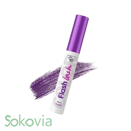 ریمل حجم دهنده گلدن رز مدل Flash Lash Plum Purple — تصویر ۲
