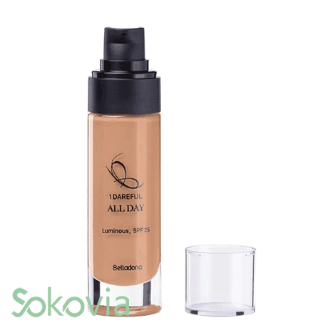 کرم پودر روزانه بلادونا مدل All Day کد Natural Rose 04 — تصویر ۲