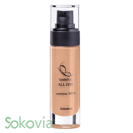 کرم پودر بلادونا مدل All Day شماره 01 رنگ Light Rose