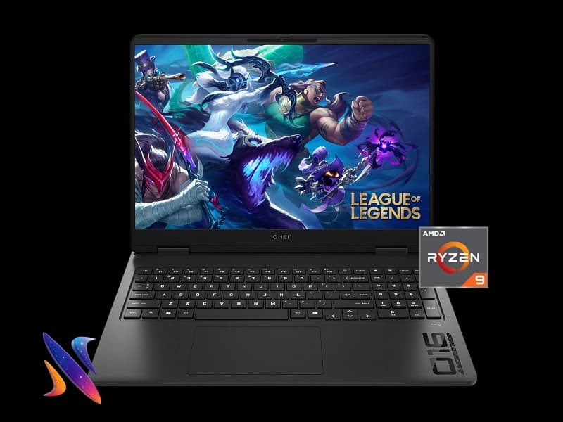 لپ تاپ 16 اینچی گیمینگ اچ پی HP OMEN AP0167AX R9-8940HX 32GB 1TB RTX-5060 Nvidia Graphics 144Hz