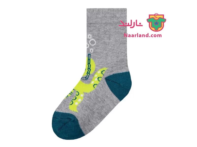 مجموعه ۵ عددی جوراب نخی لوپیلو طرح هشت پا — تصویر ۲