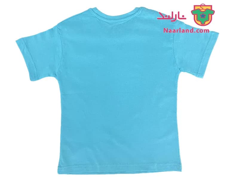 تیشرت نخی لوپیلو Lupilu فیروزه ای طرح نخل — تصویر ۳