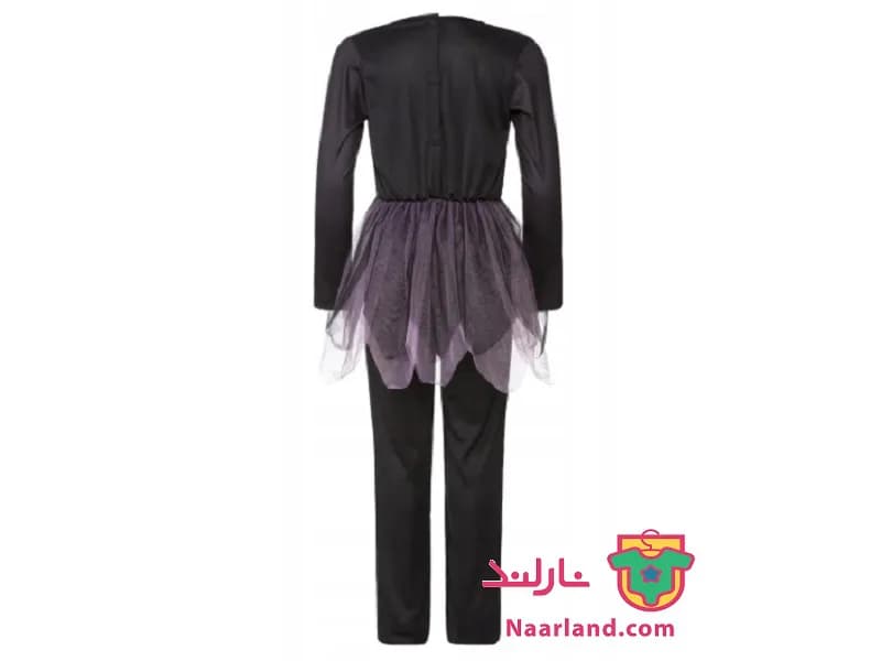 کاستوم دخترانه طرح اسکلت Halloween — تصویر ۲