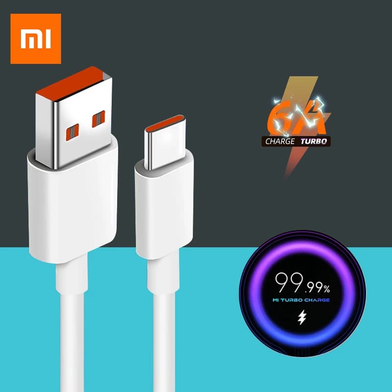 شارژر دیواری شیائومی مدل Turbo fast charge به همراه کابل USB-C — تصویر ۳