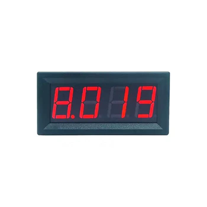 آمپر متر دیجیتالی پنلی DC قرمز 0 تا 10 آمپر (4 رقمی دقت بالا)