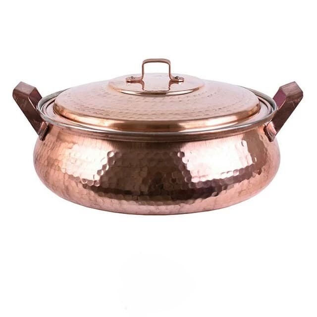 ماهیتابه شکمی مسی