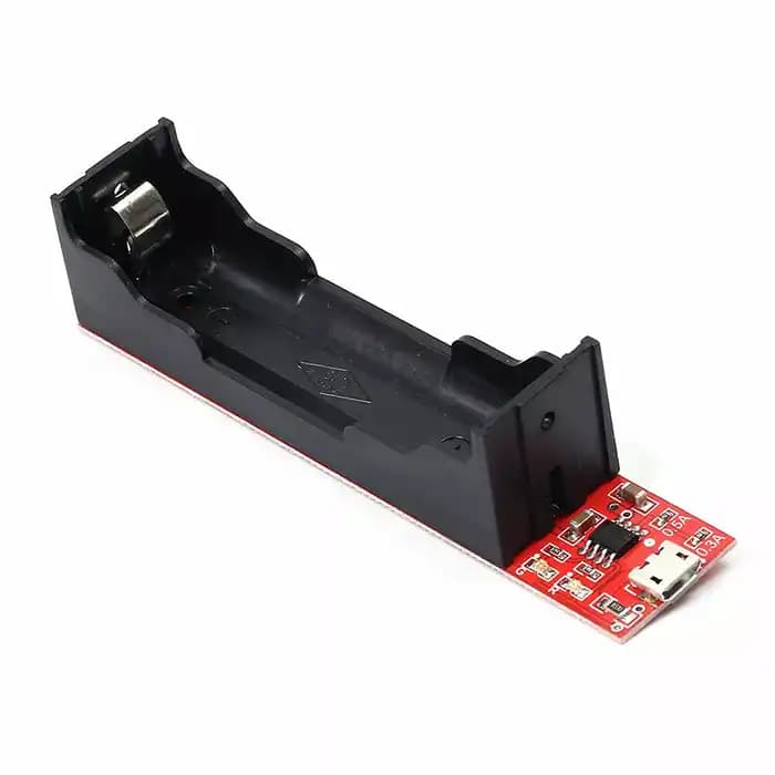 ماژول شارژر TP4056 مناسب باتری 18650 دارای جاباتری — تصویر ۳