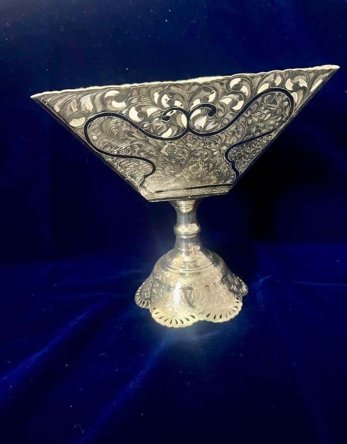 میوه خوری چهار ضلعی طرح نقره