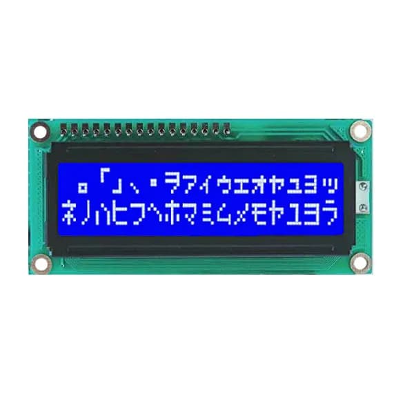 LCD کاراکتری 2×16 آبی
