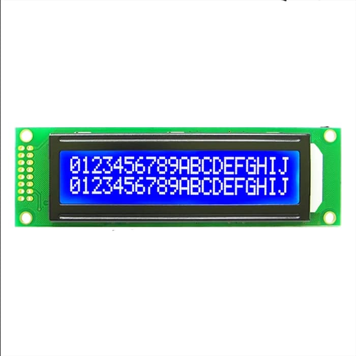 LCD کاراکتری 2×20 آبی