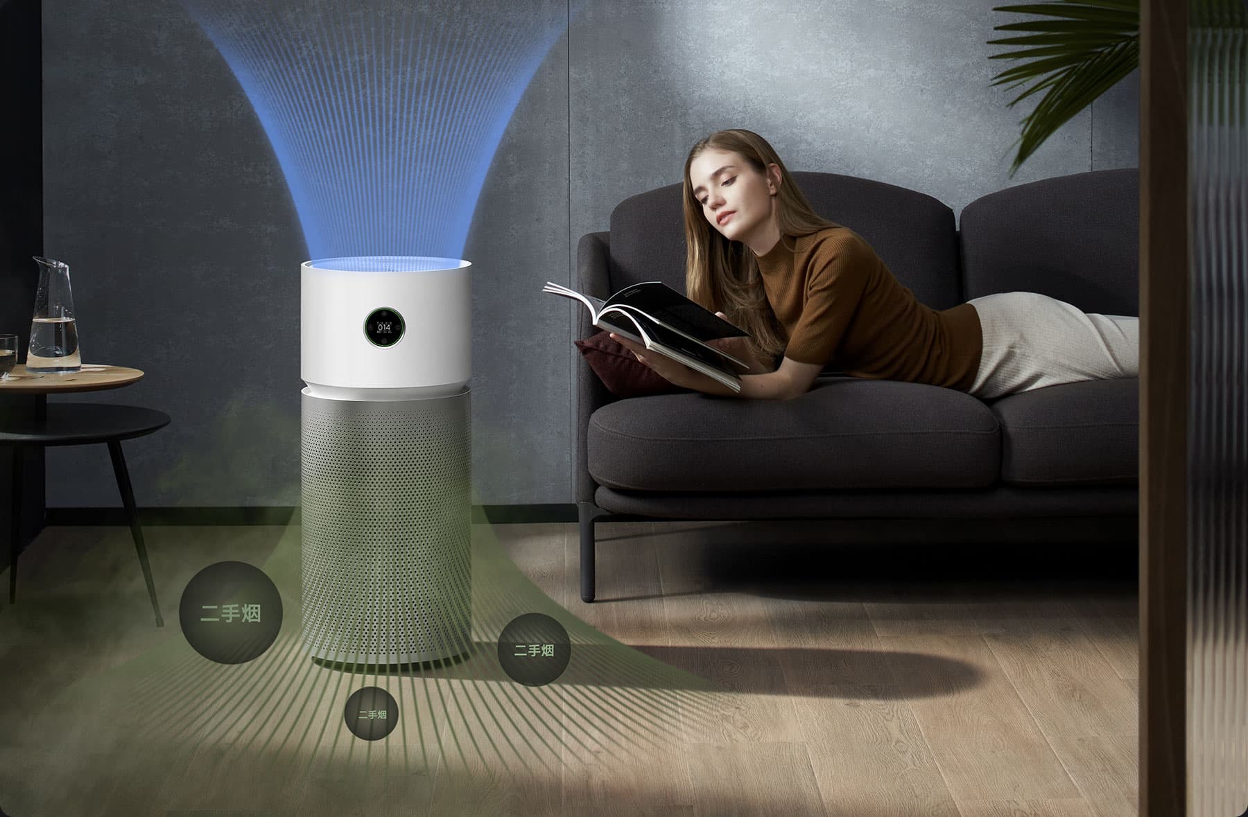 دستگاه تصفیه هوا شیائومی الیت مدل Xiaomi Smart Air Purifier Elite — تصویر ۸