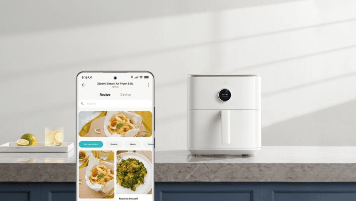 سرخ کن بدون روغن (هواپز) هوشمند 6.5 لیتری شیائومی مدل Xiaomi Smart Air Fryer 6.5L — تصویر ۶