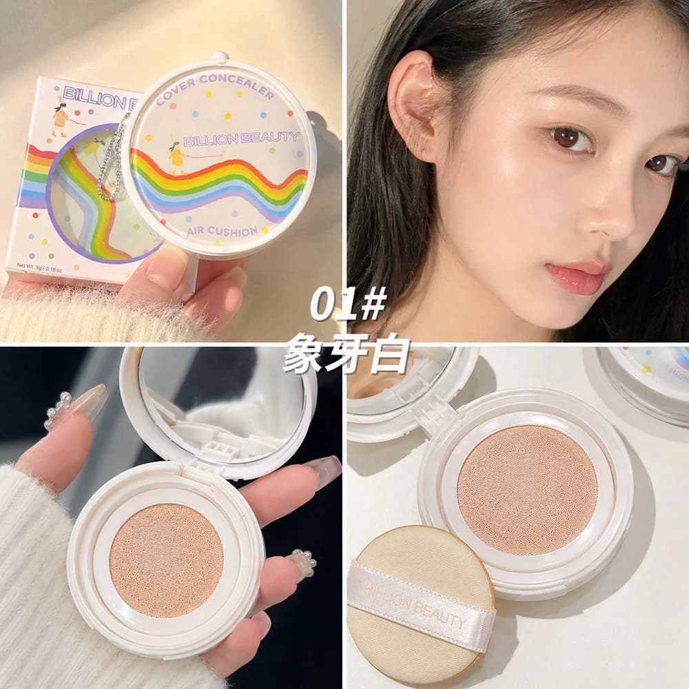 کوشن کانسیلر مینی بیلیون بیوتی (Billion Beauty Cover Concealer Air Cushion) — تصویر ۴