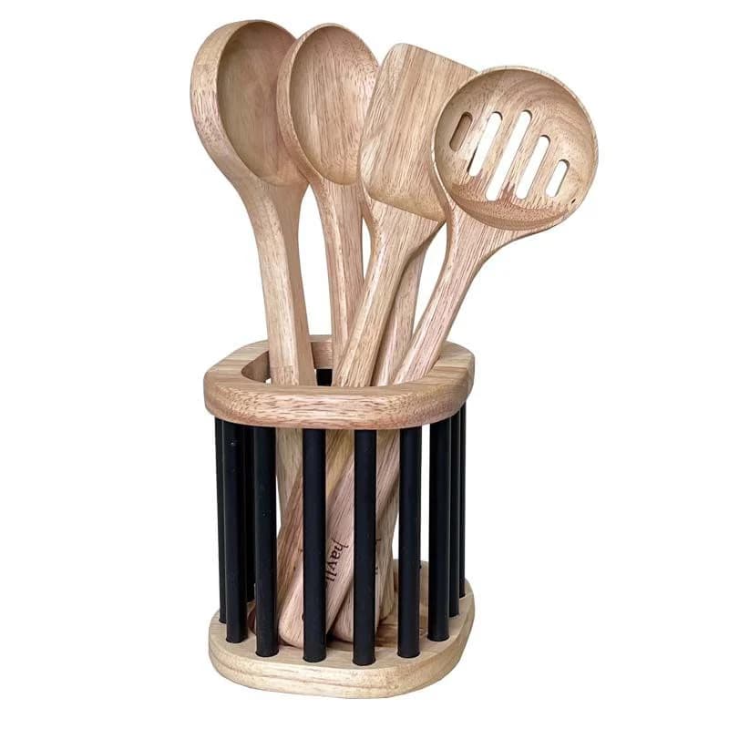 ست کفگیر ملاقه پایه میله ای هایلو Hayllo کد 1069