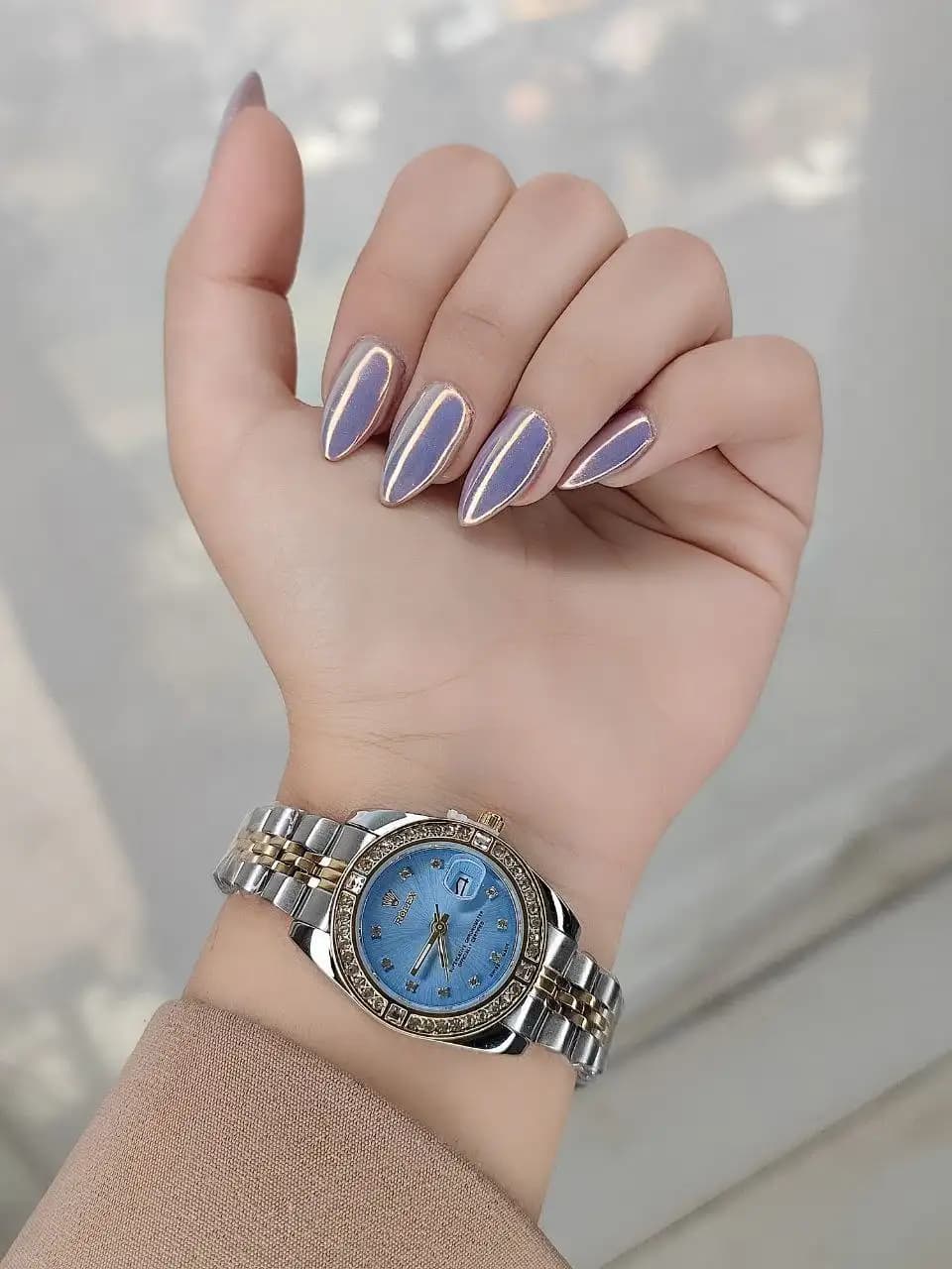 ساعت مچی زنانه Rolex dajust کد 6050