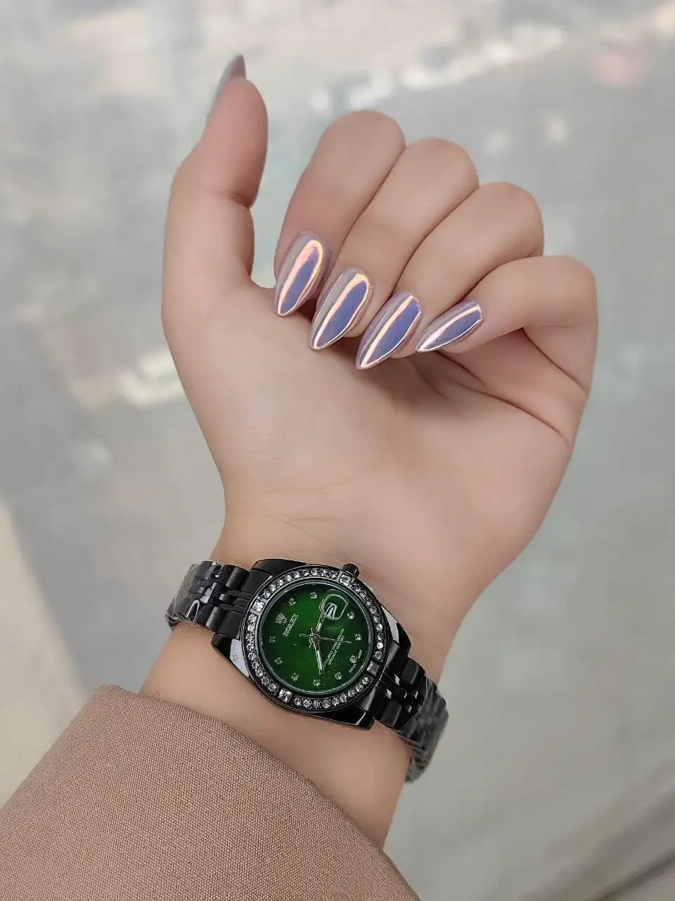 ساعت مچی زنانه Rolex dajust کد 6050 — تصویر ۲