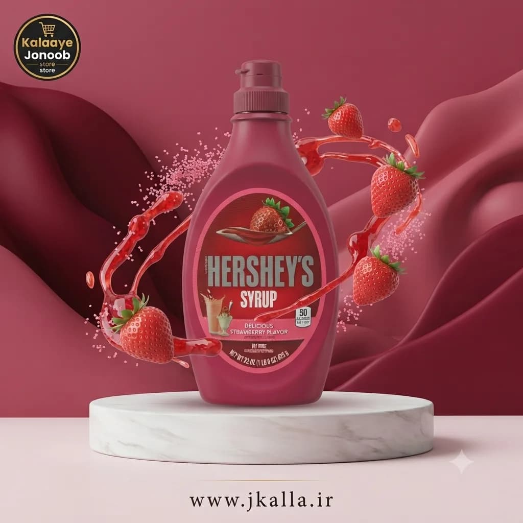 سیروپ توت فرنگی هرشیز 623 گرم — تصویر ۲