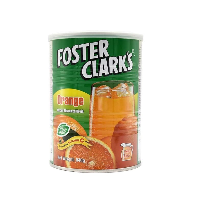 پودر شربت پرتقال فوستر کلارکس FOSTER CLARKS وزن 840 گرم
