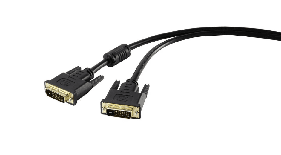 کابل اتصال DVI رنک‌فورس DVI-D 24+1 پین 3 متری مشکی RF-4212195 با سری روکش طلا