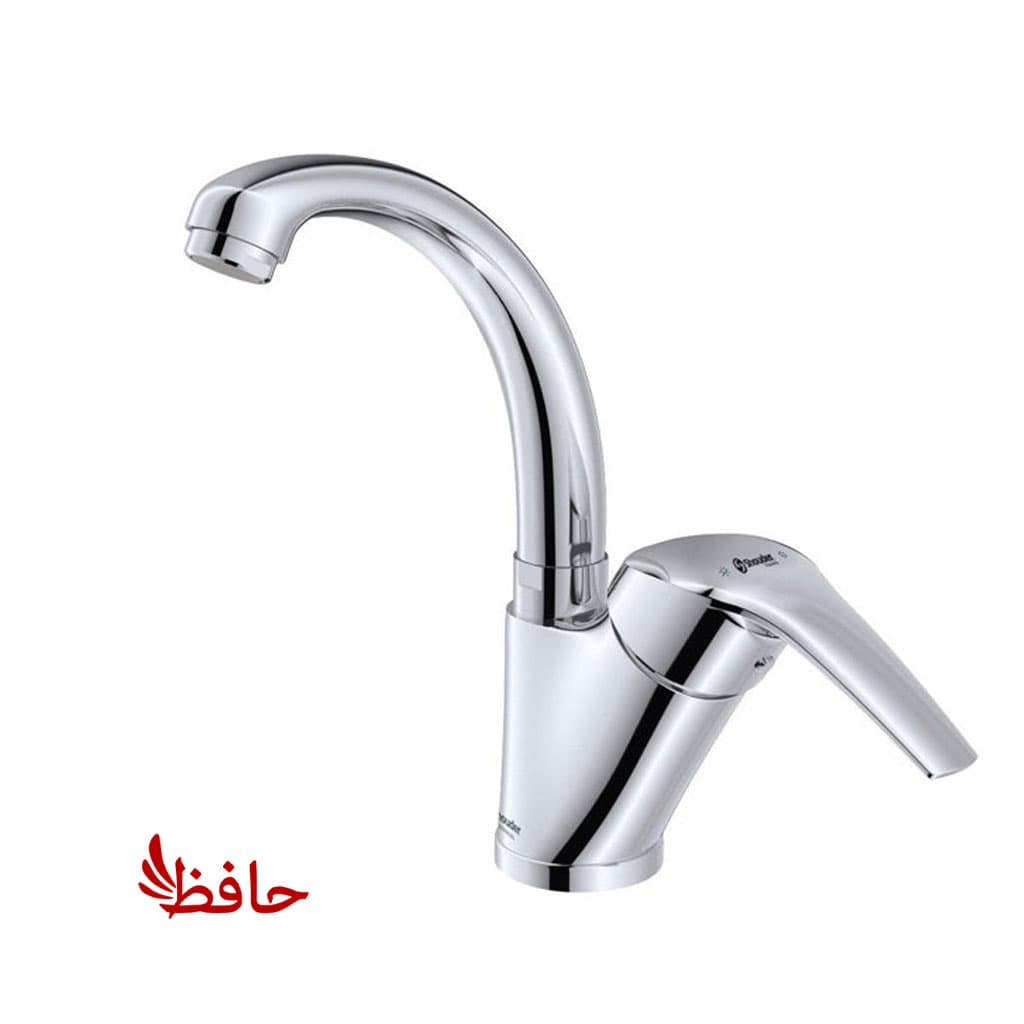 شیر روشویی متحرک شودر مدل پاریس کروم